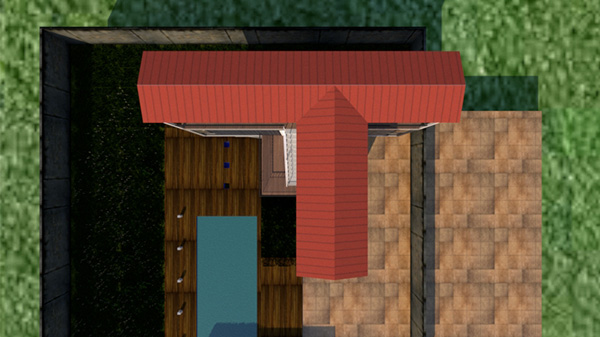 Pripravljena hiša v dveh nadstropjih pet zabojev 4 - leseni oks