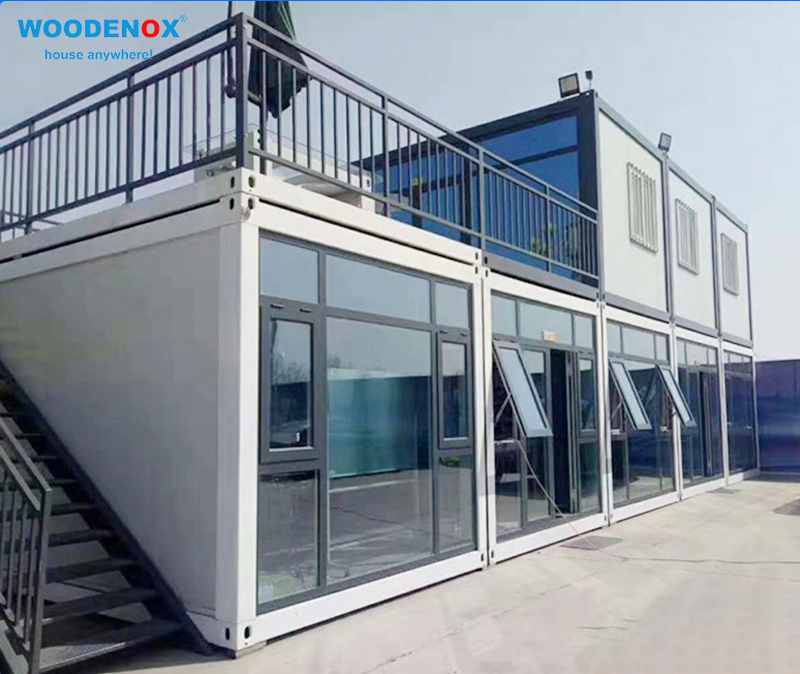 mobiele huis fabriek direkte plat pak houer huis WOODENOX