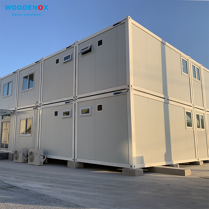 20 footer prefabricated flatpack container house WOODENOX