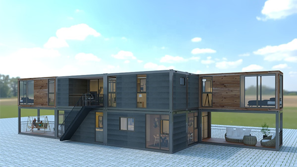 Flat Pack Container House A 6 - WOODENOX