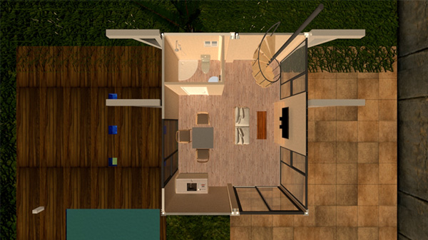 Ready house housing two floors five cases 6 - woodenox