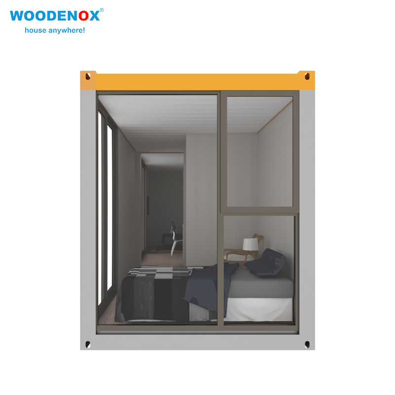 WFPH25121 40ft Prefabricated Flat Pack House For Hotel - WOODENOX