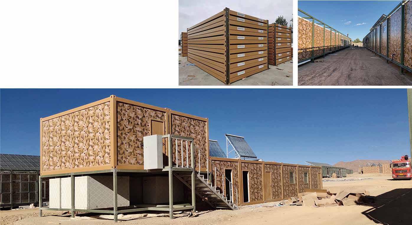 Flat Pack Container Houses Army-kampuso