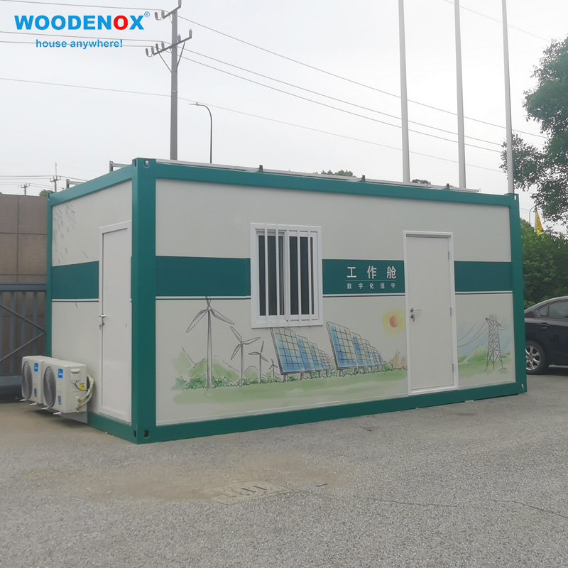 easy assembly flat pack container house WOODENOX