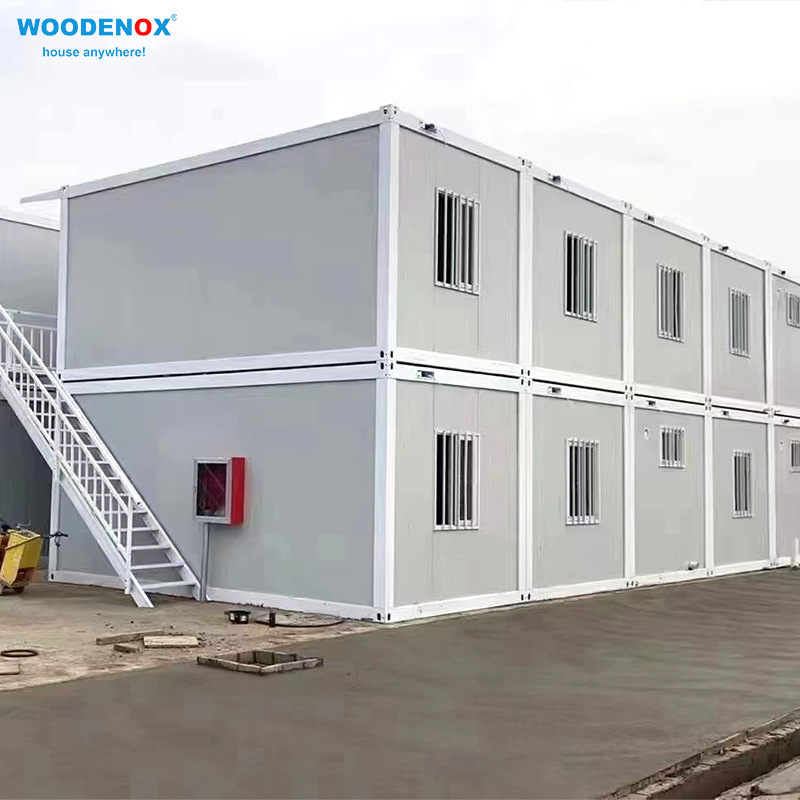 low cost prefabricated houses 20ft detachable container house woodenox