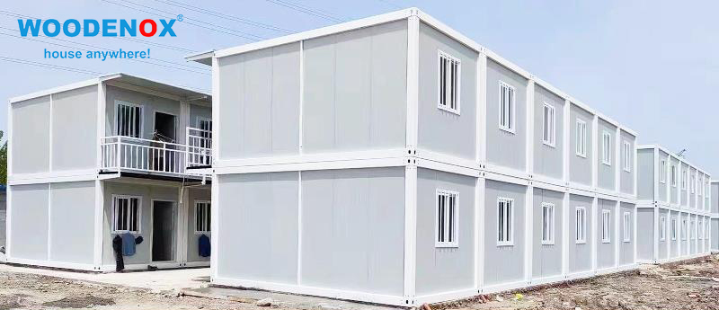 two story modular homes flat pack container houses WOODENOX
